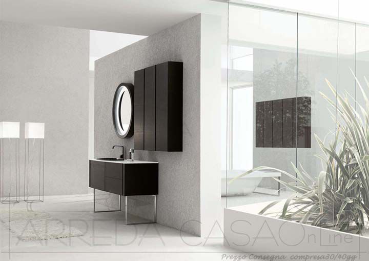 Arredo Bagno design lavabo incasso Esc03