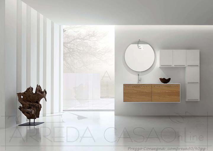 Arredo Bagno design teknoril lavabo integrato Esc15