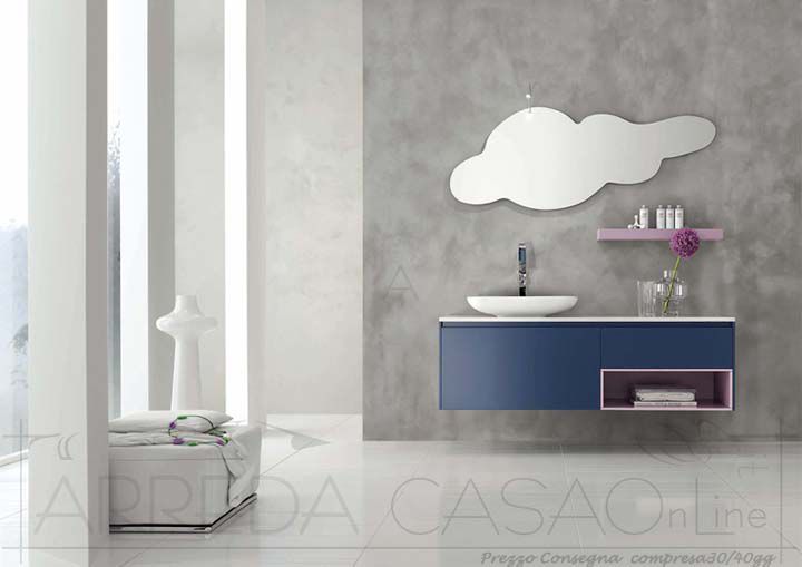 Arredo Bagno design specchio nuvola Esc22