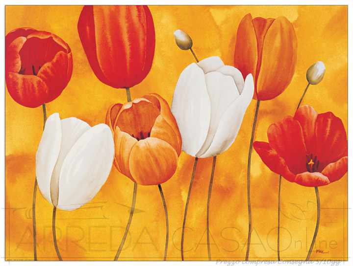 Quadro Stampa LUFFARELLI Festa di tulipani EC16449 - Offerta online