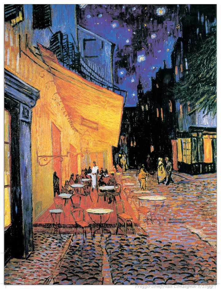 Quadro Stampa VAN GOGH Cafè Terrace at Night, 1888 EC17911 - Prezzo web