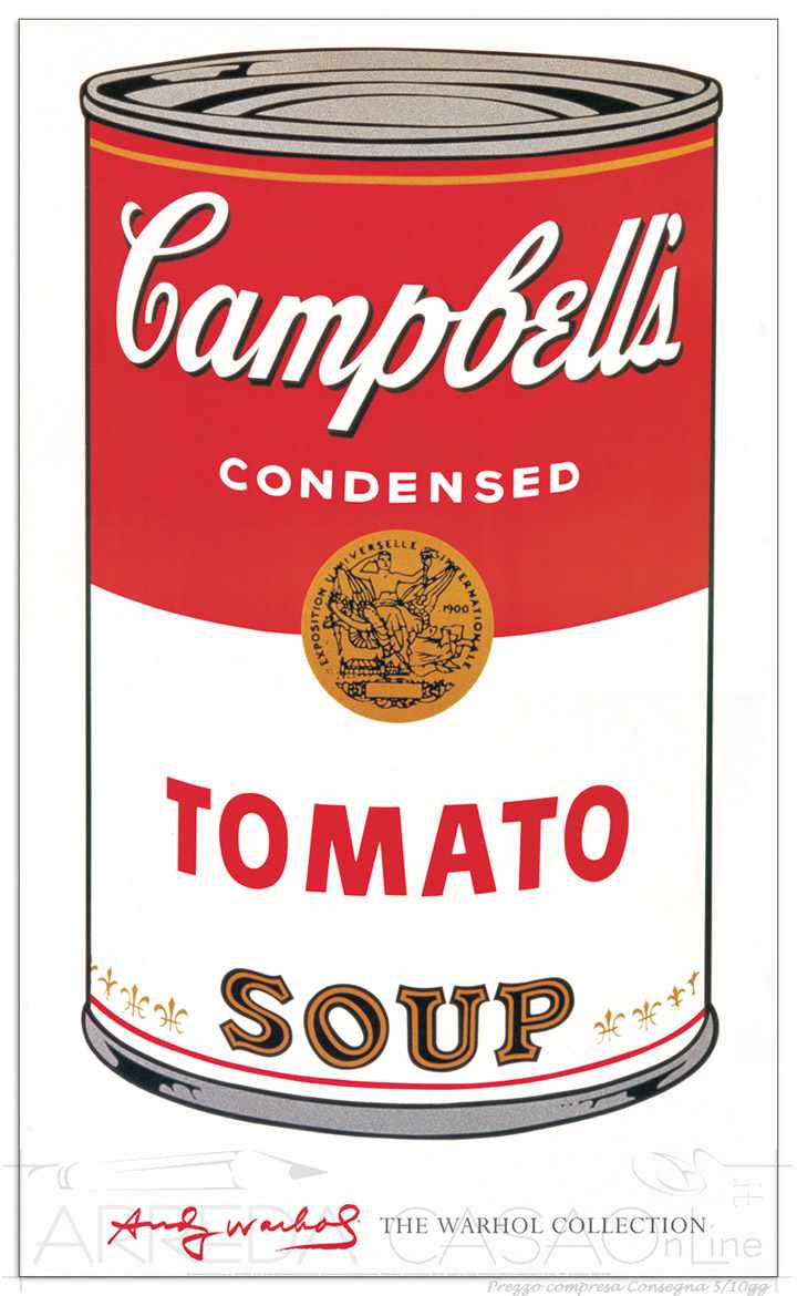 Quadro Stampa WARHOL Campbell s Soup EC18108 - Prezzo web