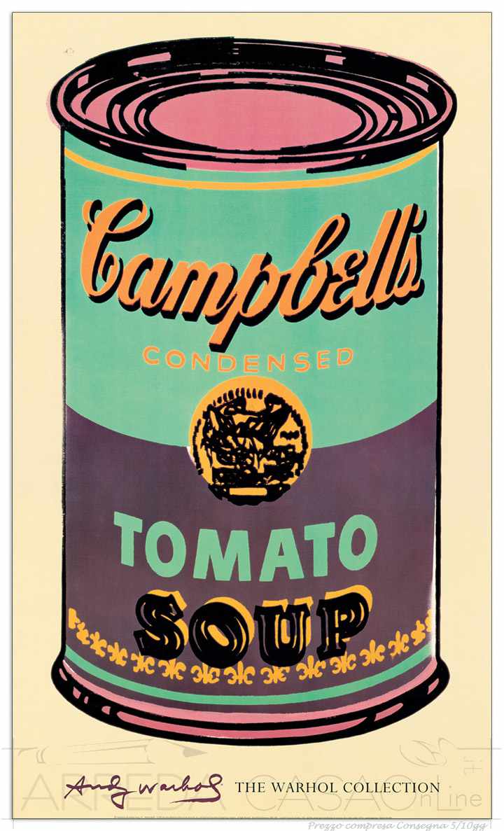 Quadro Stampa WARHOL Campbell s Soup Can, 1965 EC18112 - Prezzo web