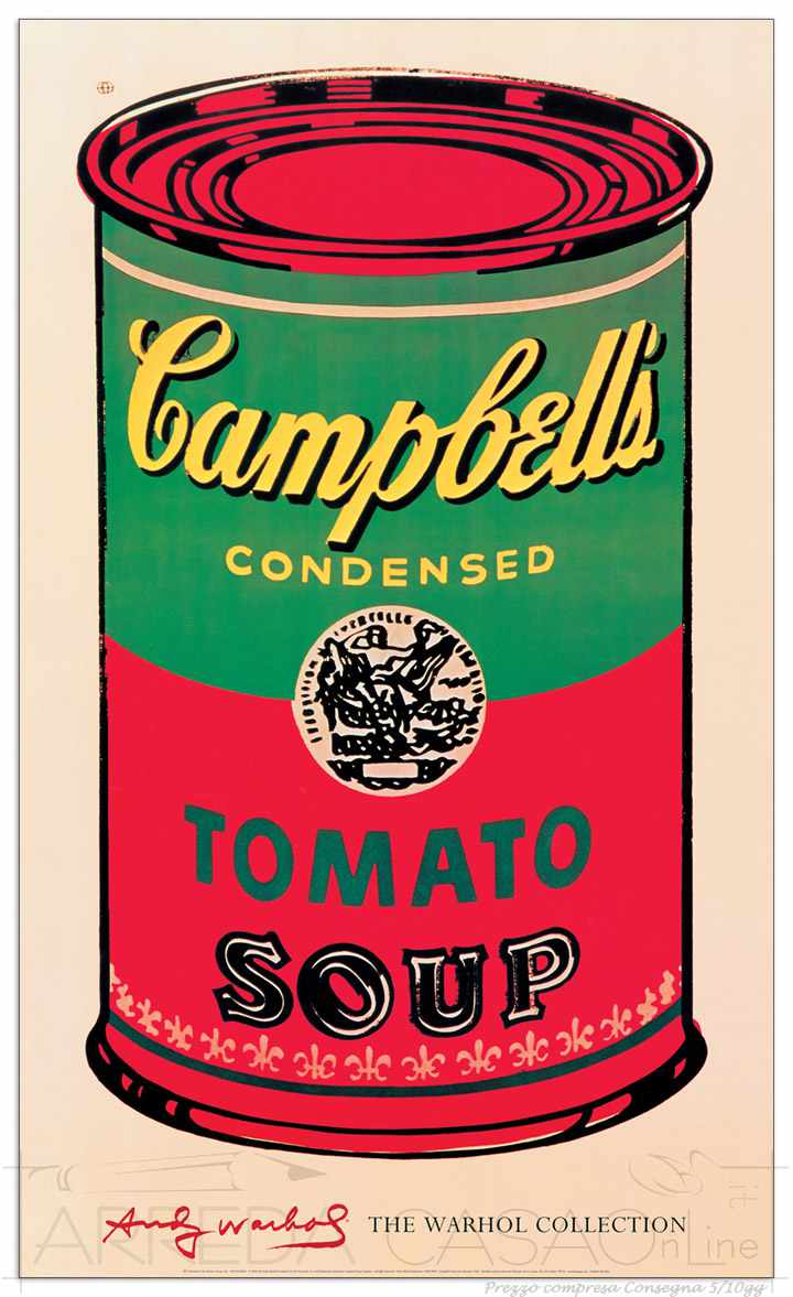 Quadro Stampa WARHOL Campbell s Soup Can, 1965 EC18114 - Prezzo web