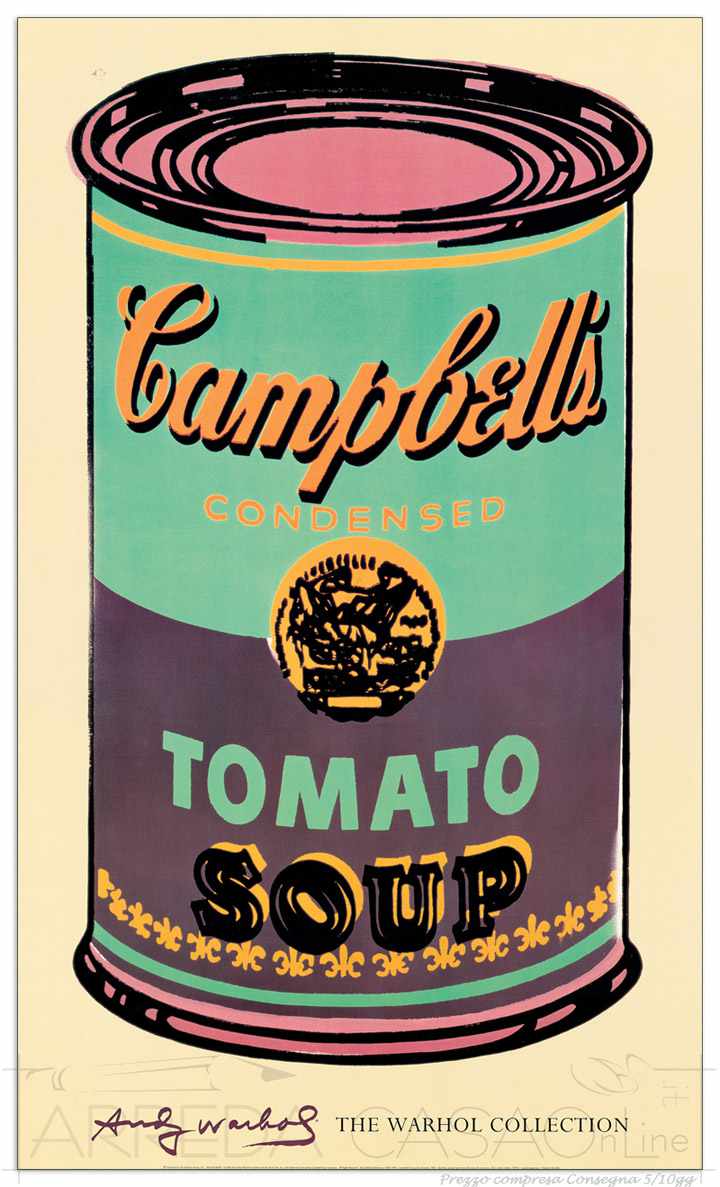 Quadro Stampa WARHOL Campbell s Soup Can, 1965 EC18116 - Prezzo web