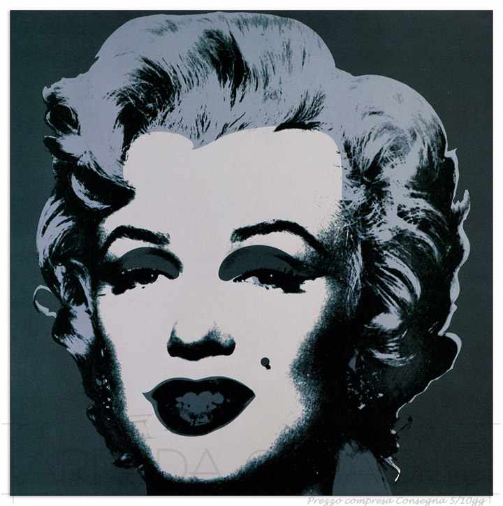 Quadro Stampa WARHOL Marilyn Monroe EC18134 - Prezzo web