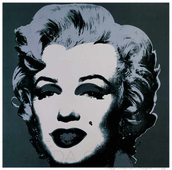 Quadro Stampa WARHOL Marilyn Monroe EC18138 - Prezzo web