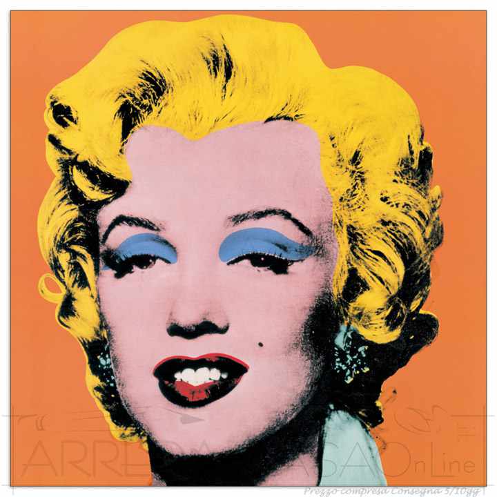 Quadro Stampa WARHOL Shot Orange Marilyn, 1964 EC18150 - Prezzo web