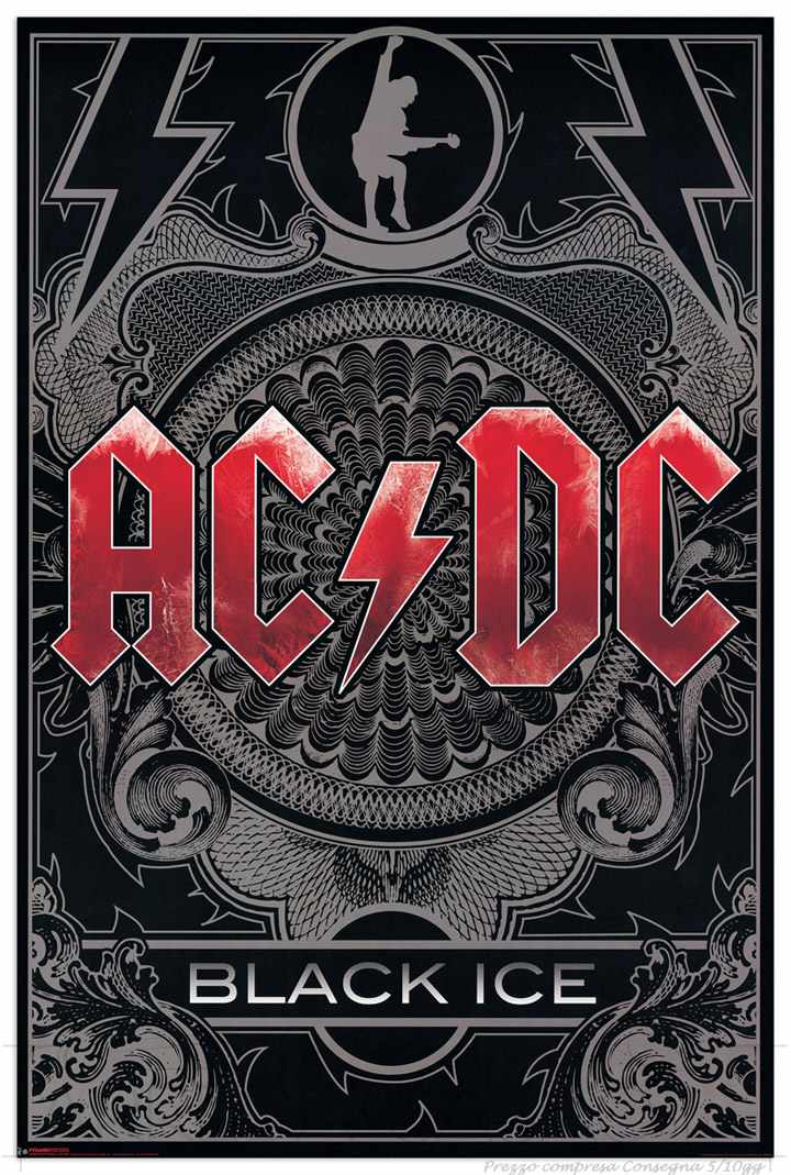 Quadro Stampa AC/DC Black Ice EC18426 - Prezzo web