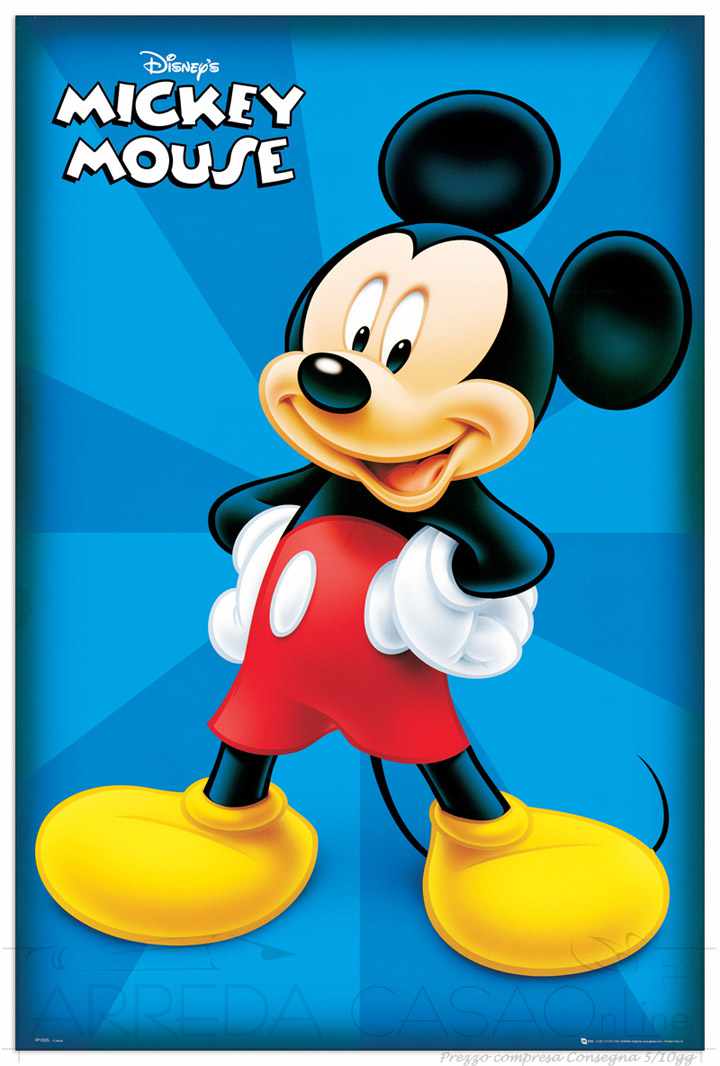 Quadro Stampa DISNEY Mickey Mouse EC18443 - Prezzo web