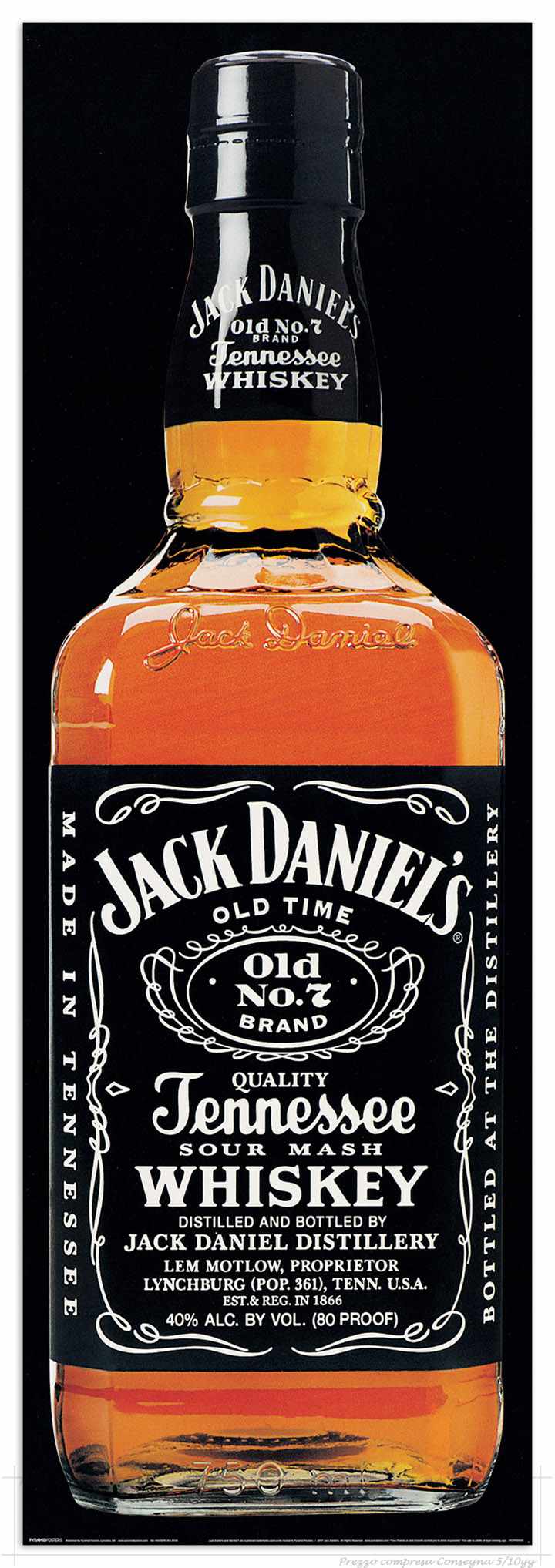 Quadro Stampa JACK DANIELS Jack Daniels EC18458 - Prezzo web