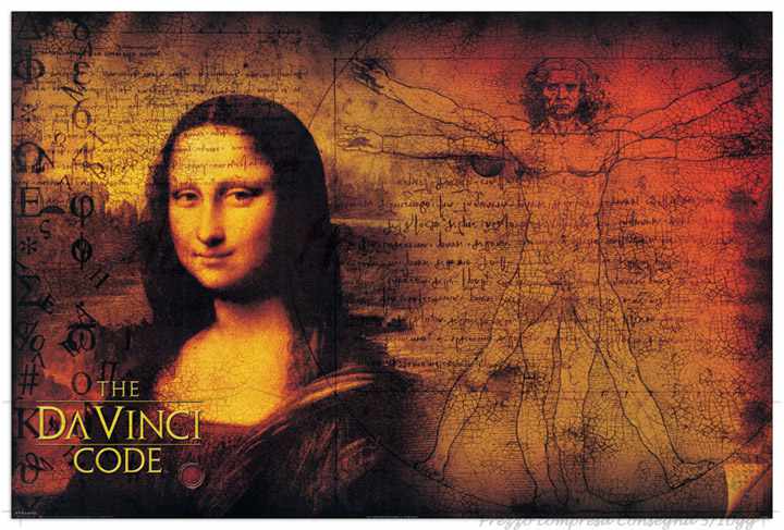 Quadro Stampa CODICE DA VINCI Codice Da Vinci EC18498 - Prezzo web