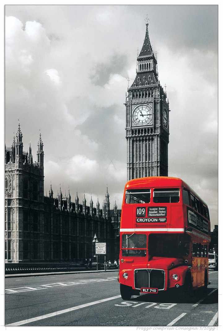 Quadro Stampa LONDON Bus - Westminster EC18709 - Prezzo web