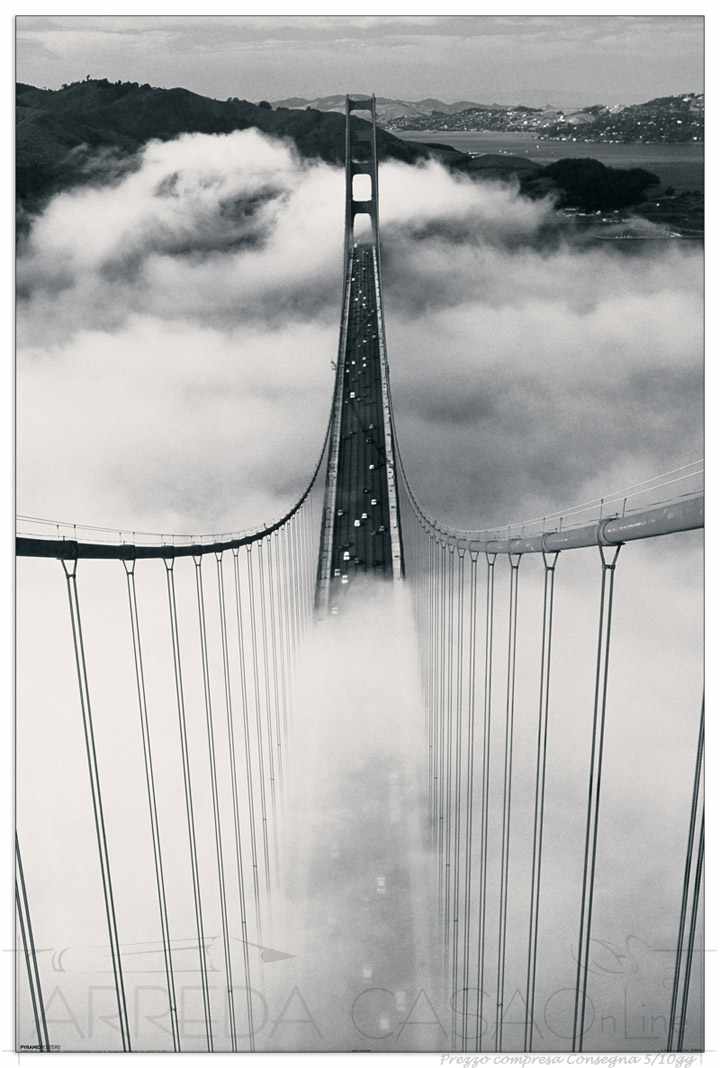 Quadro Stampa SAN FRANCISCO Golden Gate EC18736 - Offerta online