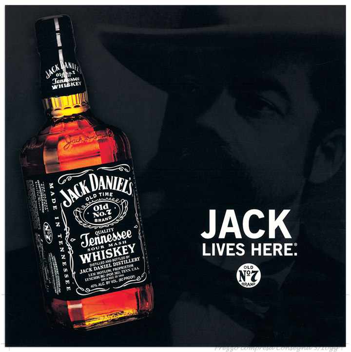 Quadro Stampa ANONYMOUS Jack Daniel s (Bottle) EC18924 - Offerta online