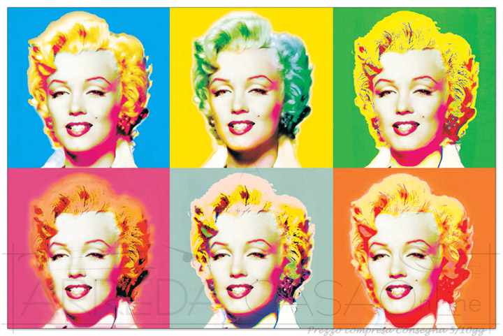 Quadro Stampa BOULTER Visions of Marilyn EC19136 - Offerta online