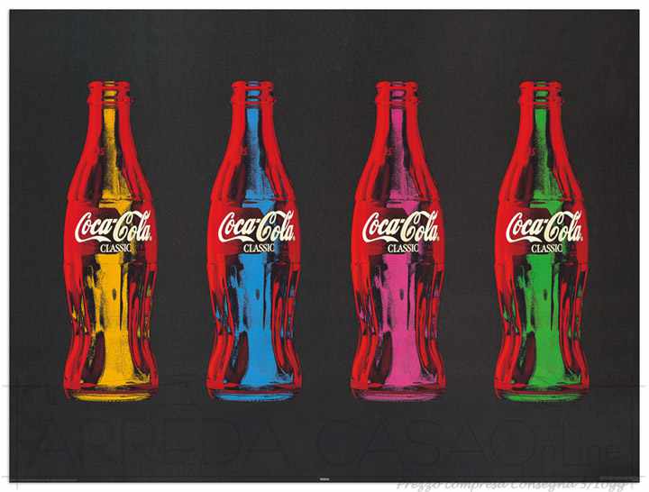 Quadro Stampa COCA COLA Coca-Cola Popart EC19201 - Offerta online