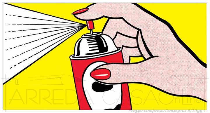 Quadro Stampa LICHTENSTEIN Spray,1962 EC19675 - Offerta online