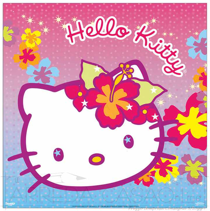 Quadro Stampa SANRIO Hello Kitty Blue EC19972 - Offerta online