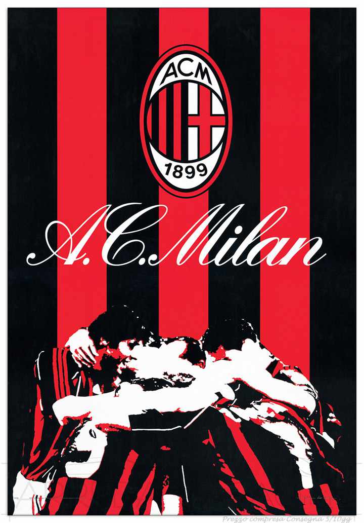 Quadro Stampa AC MILAN Milan EC20220 - Offerta online