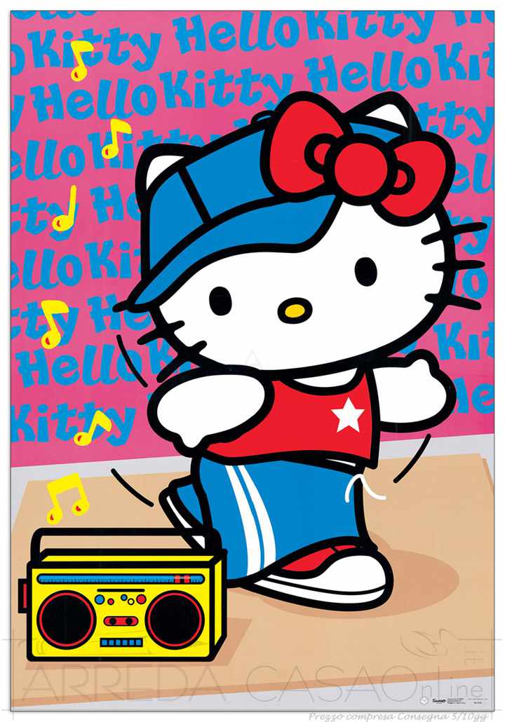 Quadro Stampa HELLO KITTY Hello Kitty EC20345 - Offerta online