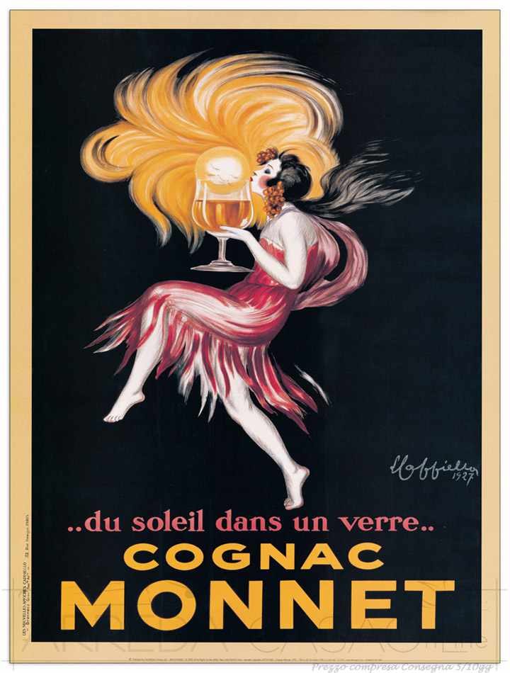 Quadro Stampa CAPPIELLO Cognac Monnet 1927 EC20403 - Sconto online