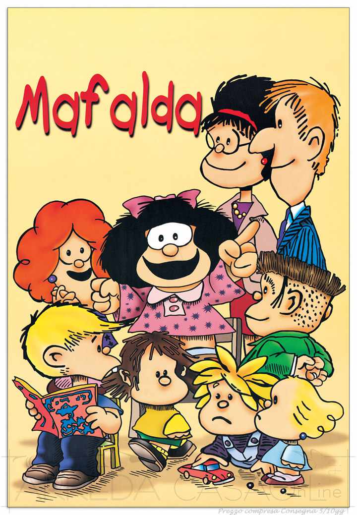 Quadro Stampa QUINO Mafalda EC20486 - Sconto online