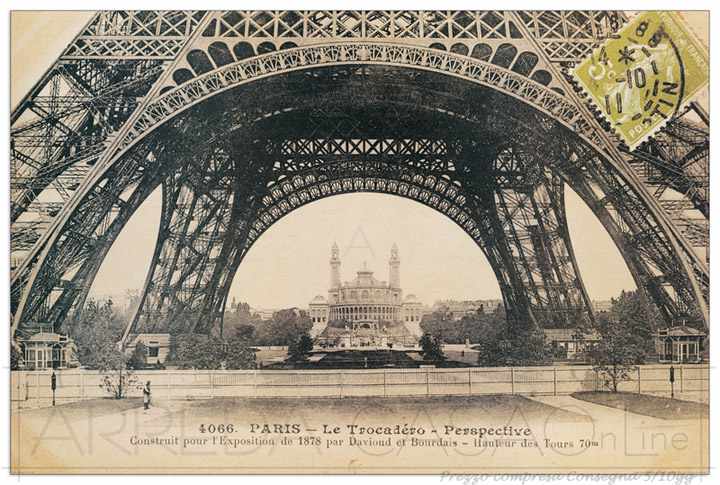 Quadro Stampa WILD APPLE PORTFOLIO La base de la Tour Eiffel EC20888 - Vendita web