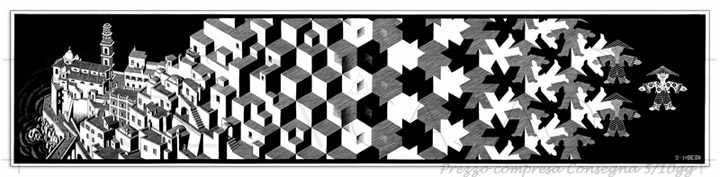 Quadro Stampa Escher Metamorphosis I EC21505 - Vendita online
