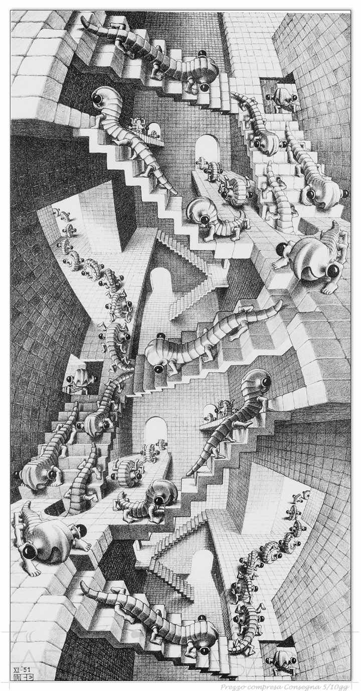 Quadro Stampa Escher House of stairs EC21506 - Vendita online