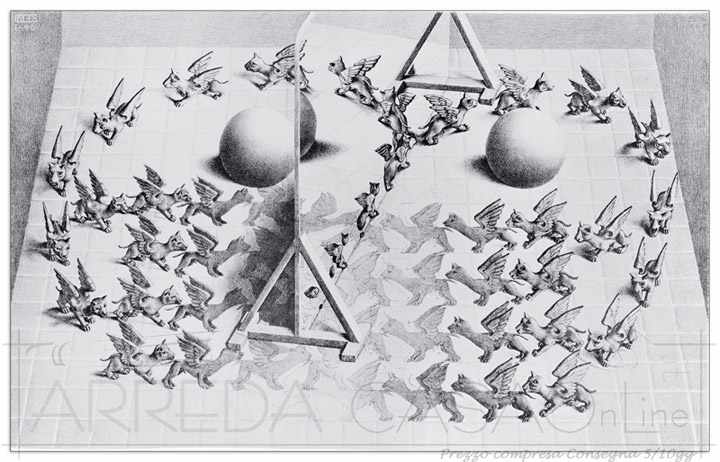 Quadro Stampa Escher Magic mirrow EC21507 - Vendita online