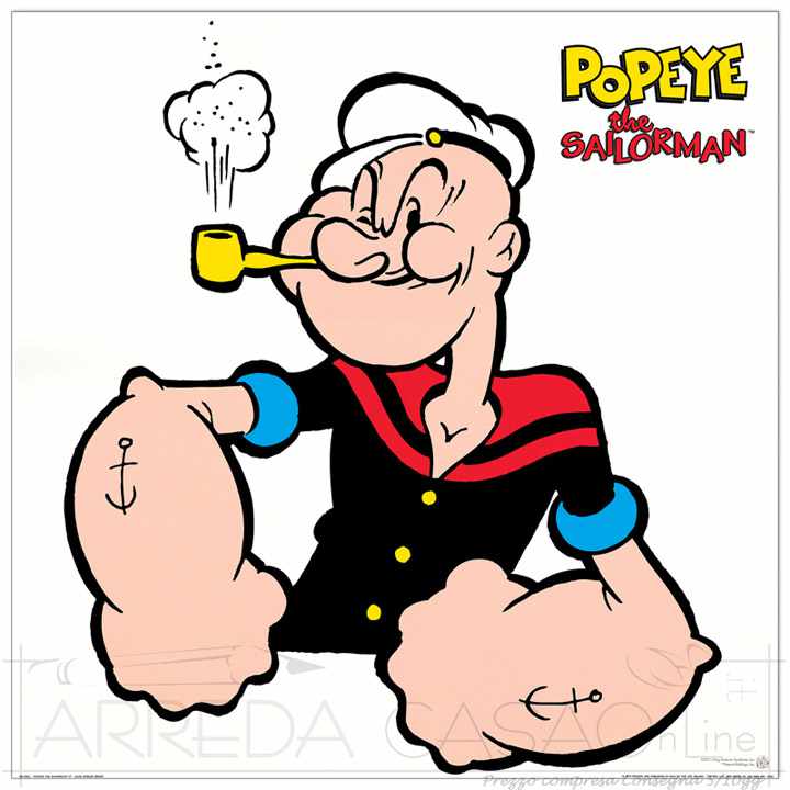 Quadro Stampa SEGAR Popeye the Sailorman II EC21532 - Vendita online