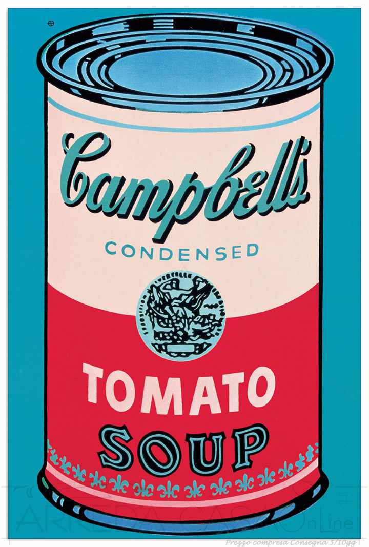 Quadro Stampa WARHOL Campbell Soup can 1965 EC21549 - Vendita online
