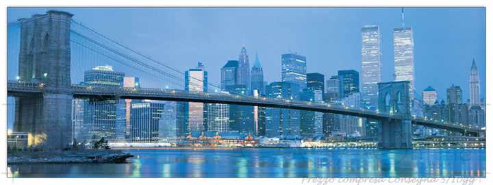 Quadro Stampa BERENHOLTZ Brooklyn bridge to downtown Manhttan EC21613 - Prezzo web