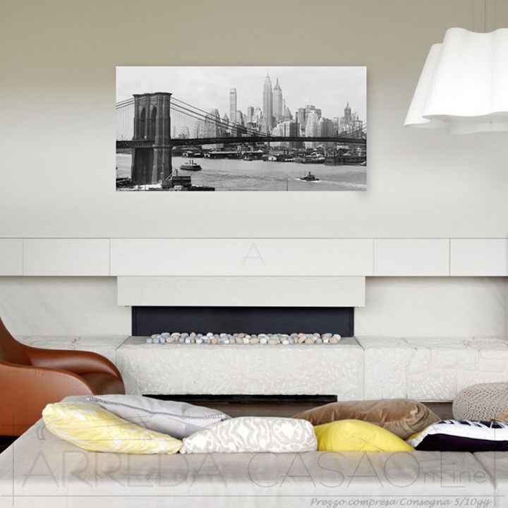 Quadro Stampa GENDREAU Manhattan skyline and Brooklyn bridge EC21651 - Prezzo web