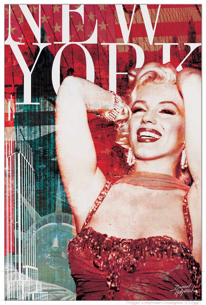 Quadro Stampa ANONYMOUS Marilyn Monroe - New York EC21771 - Prezzo web