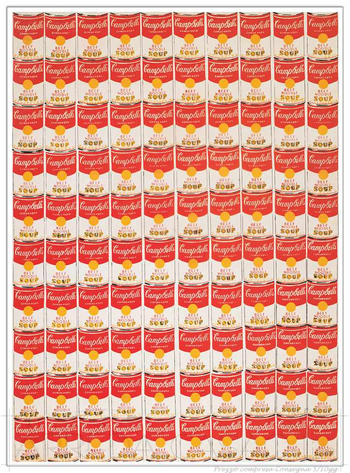 Quadro Stampa WARHOL One Hundred Cans, 1962 EC21889 - Prezzo web