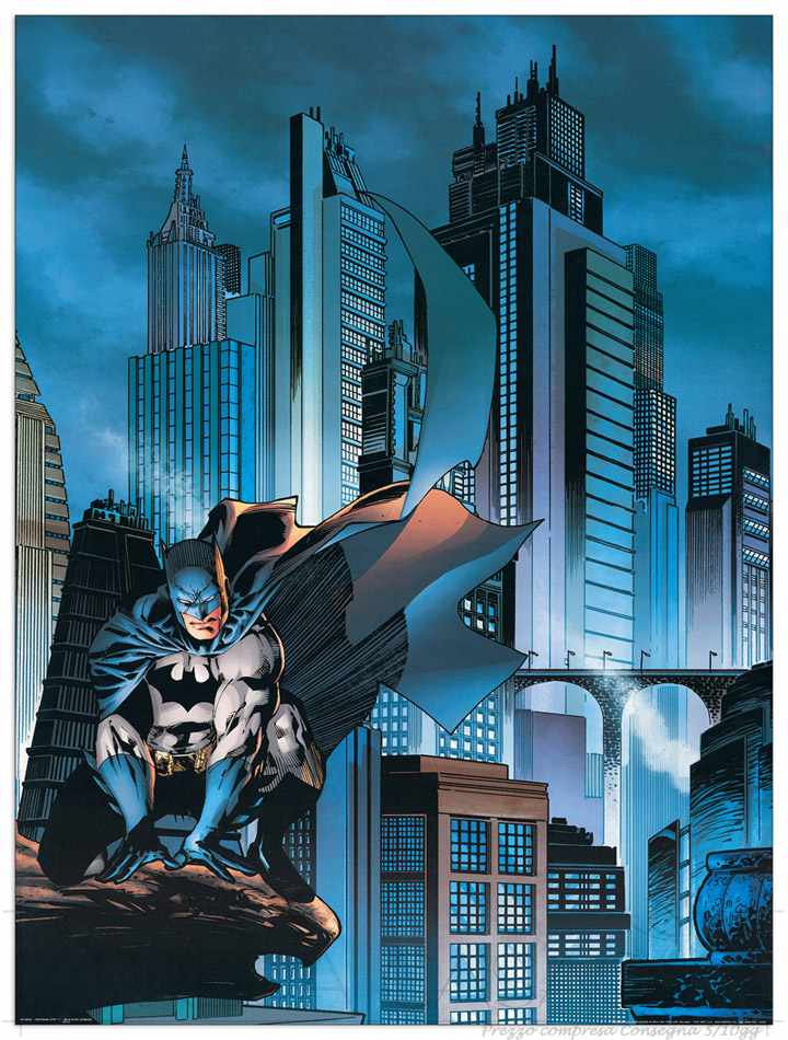 Quadro Stampa DC COMICS Gotham city 1 EC21904 - Prezzo web