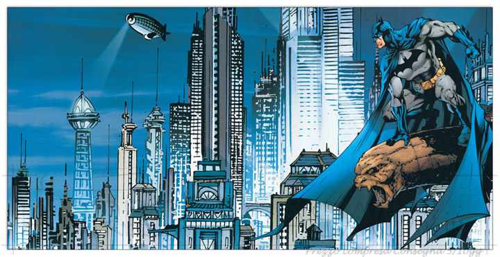 Quadro Stampa DC COMICS Gotham city skyline EC21905 - Prezzo web