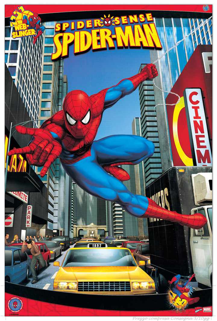 Quadro Stampa SPIDERMAN Spider-man (N.Y.C.) EC21941 - Prezzo web