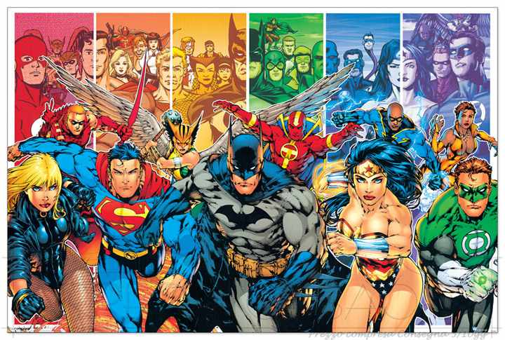 Quadro Stampa Super heroes Justice League America (Generations) EC21943 - Prezzo web