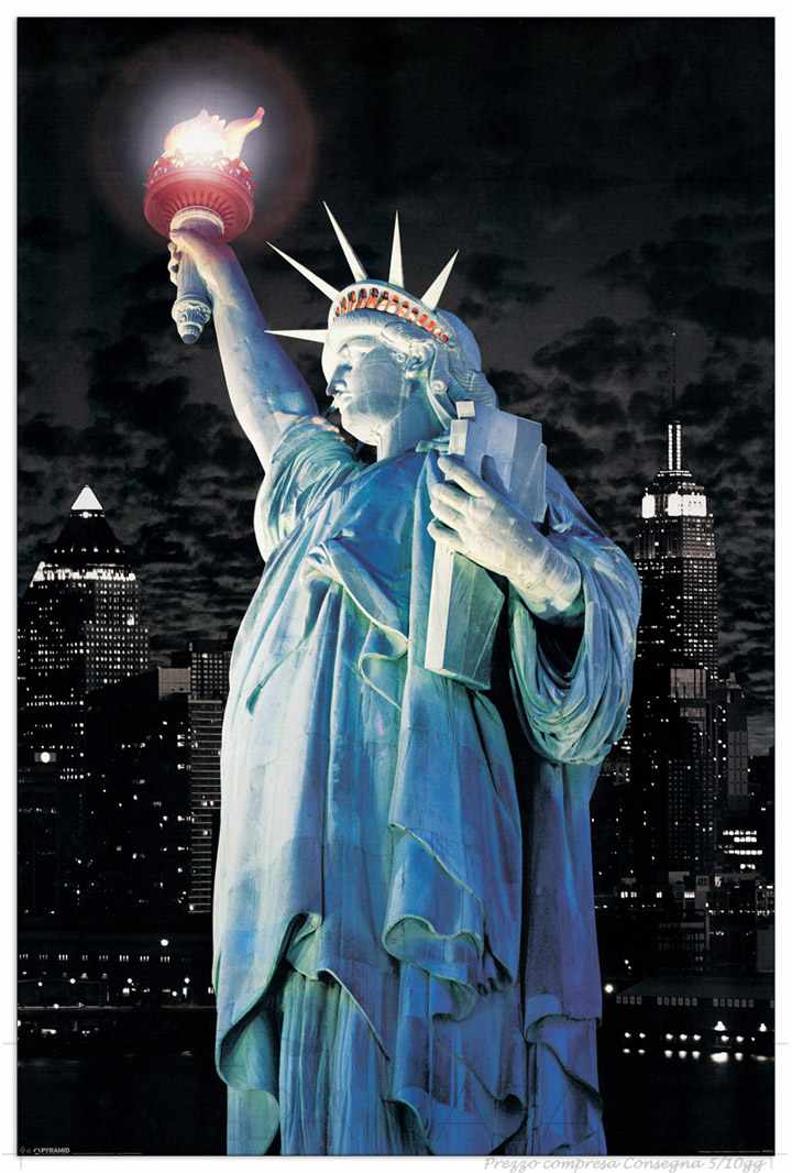 Quadro Stampa Liberty NEW YORK STATUA LIBERTA EC21965 - Prezzo web