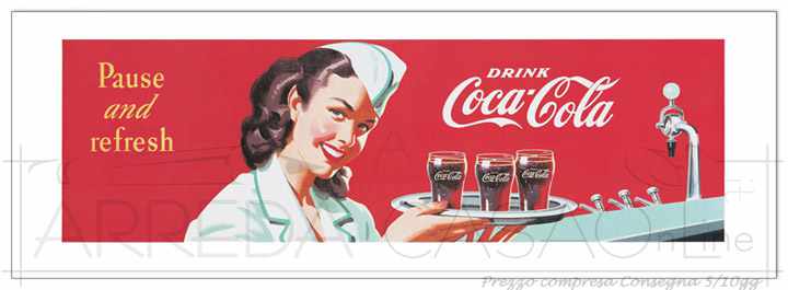 Quadro Stampa Anonymous Coca cola advert EC21971 - Prezzo web