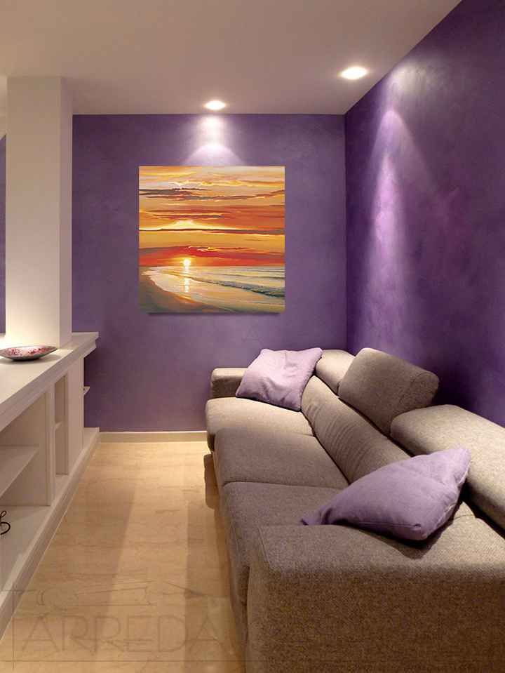 Quadro Stampa Werner Sunset on the water EC22045 - Prezzo web
