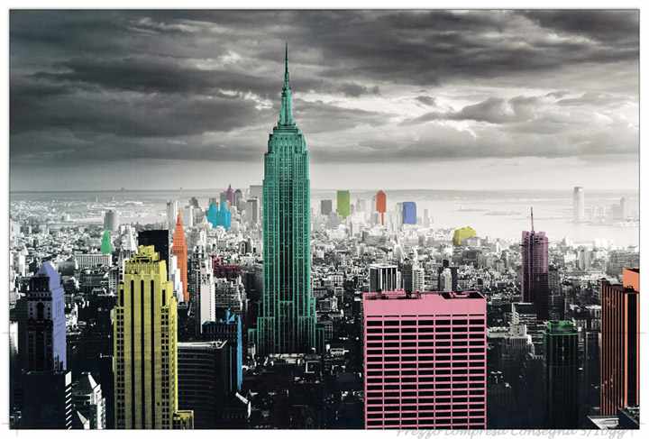 Quadro Stampa NEW YORK Colour splash EC22111 - Prezzo web