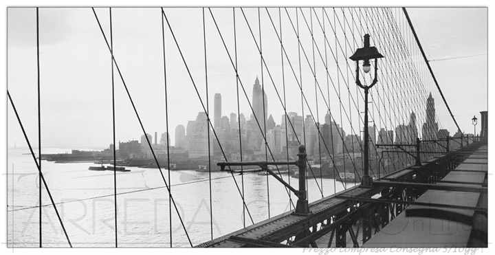 Quadro Stampa ANONYMOUS Manhattan see throught cables of B.bridge 1937 EC22115 - Prezzo web
