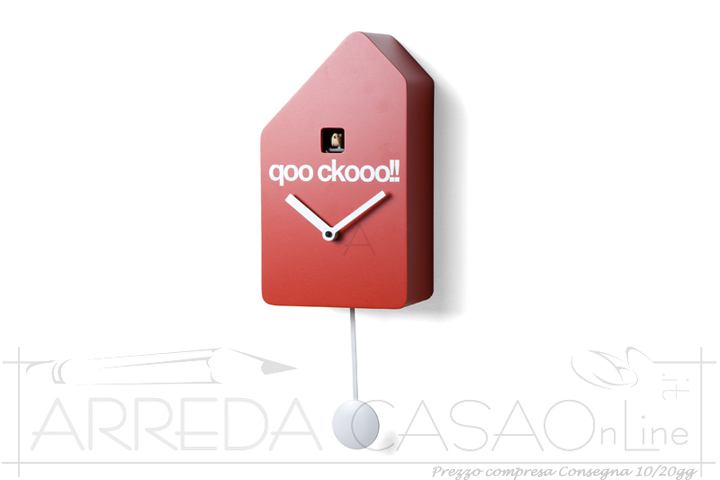 Orologio pendolo cucu Q01 rosso