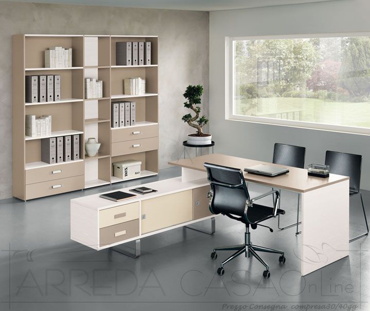 mobili per arredo ufficio componibili scrivania libreria